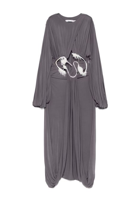 Grey Sculptured Torso maxi dress Christopher Esber - women
